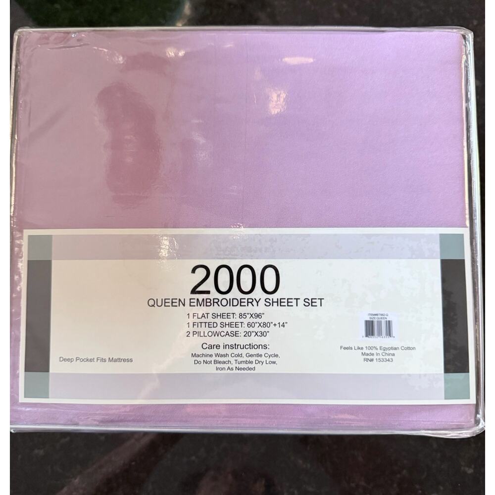 2000 Series Pink Sheets Queen Size Feels Like Cotton 100% Brushed Microfiber NWT